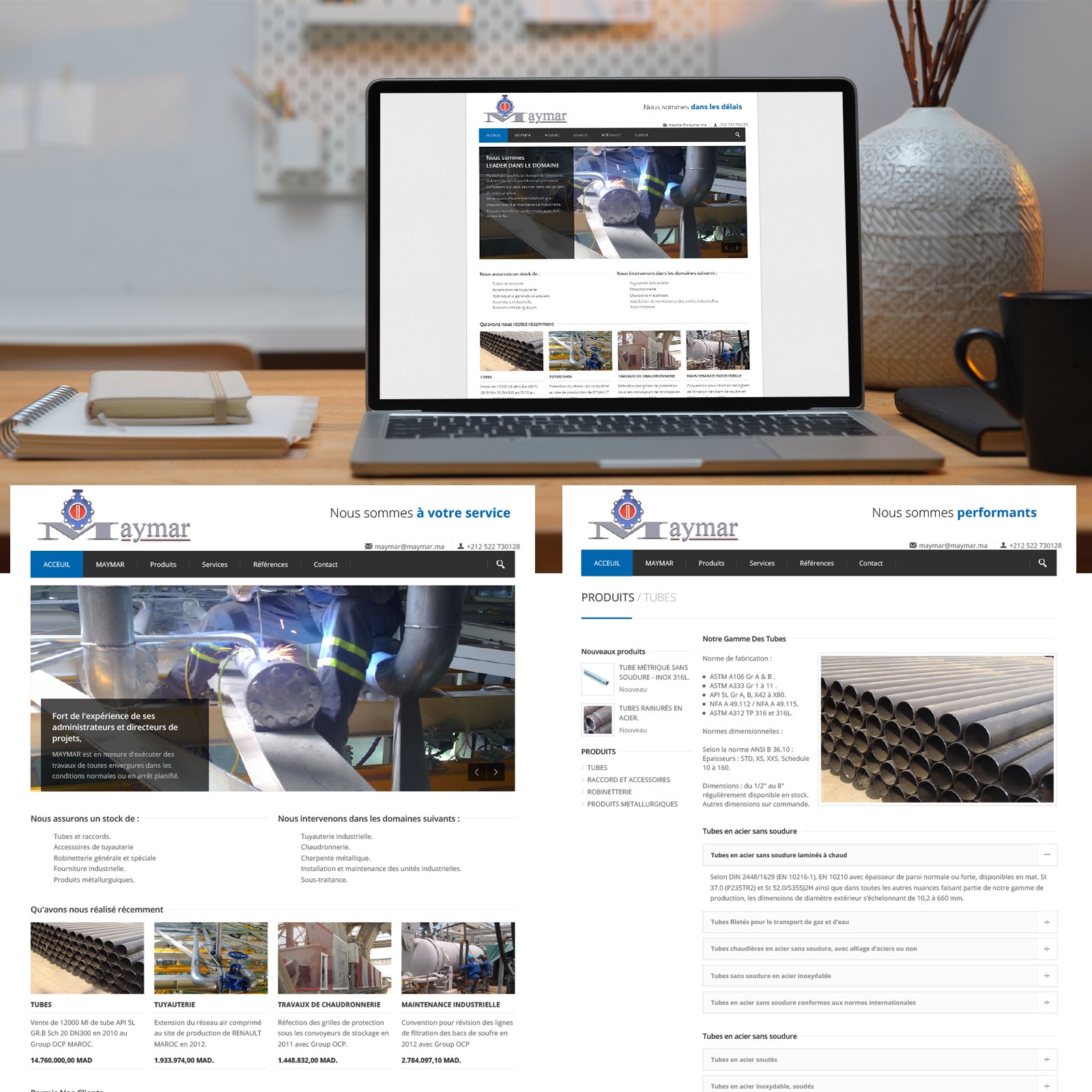 Création de Site Web Catalogue pour Maymar image 0